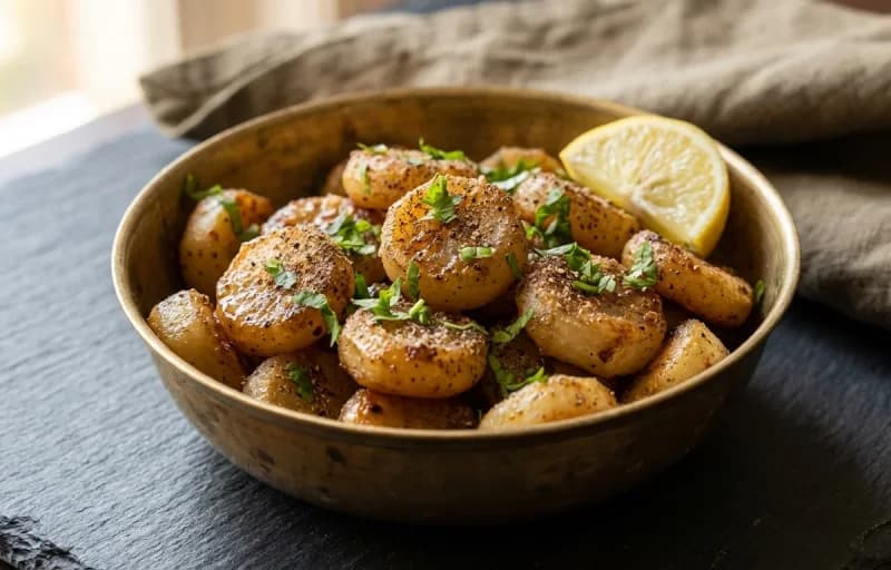 Roasted Water Chestnuts