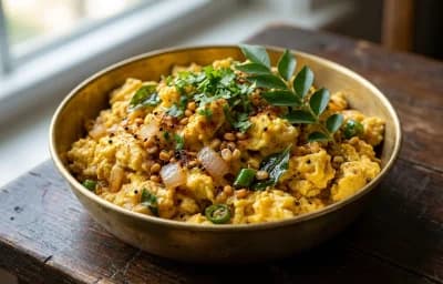 Sambar Powder Scrambled Eggs