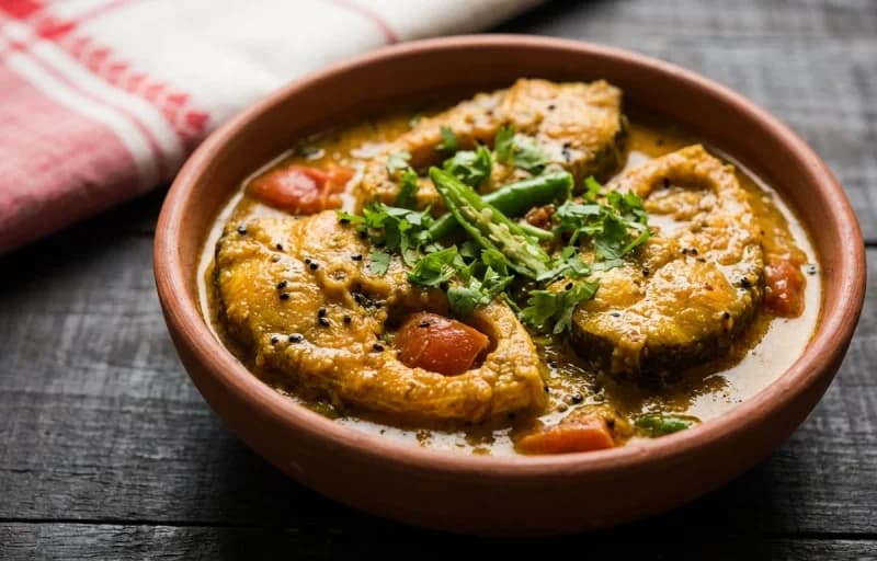 Sarso Machli with Rice Roti - Recipe 1