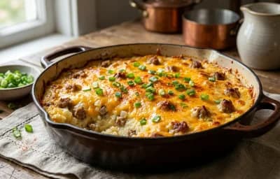 Sausage and Cheese Grits Casserole