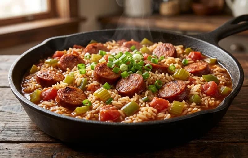 Sausage Jambalaya with Cornbread - Recipe 1