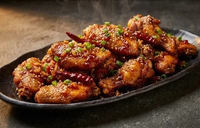 Schezwan Chicken Wings