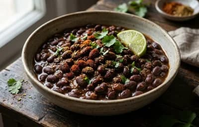 Seasoned Black Beans