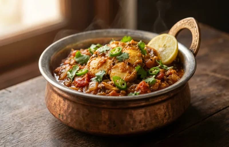 Seyal Machi with Phulka - Recipe 1