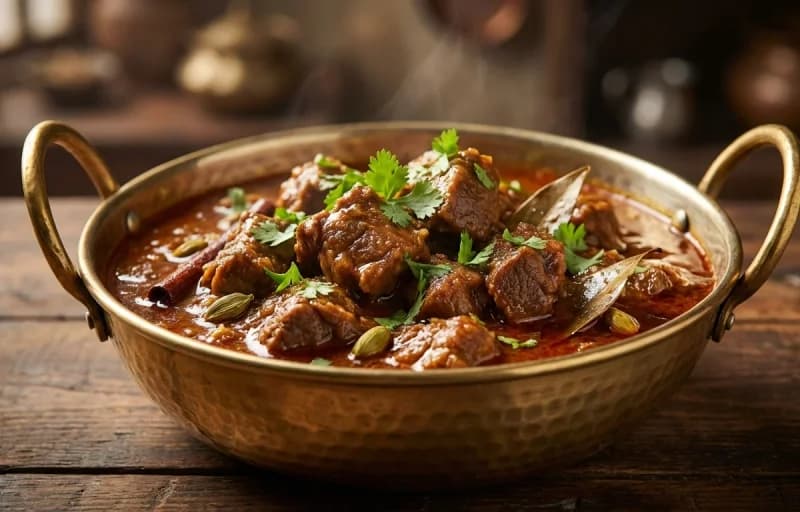 Seyal Mutton with Parsi Dabroti - Recipe 1