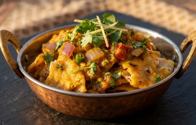 Fried Egg with Seyal Phulka - Recipe 2