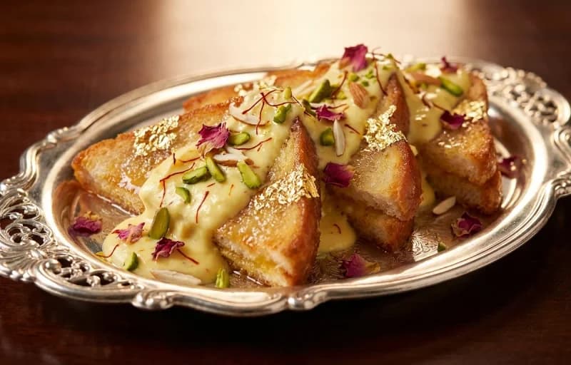 Phulka, Shahi Tukda and Hyderabadi Mutton Dalcha - Recipe 2