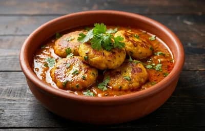Sindhi Besan Tikki Sabzi