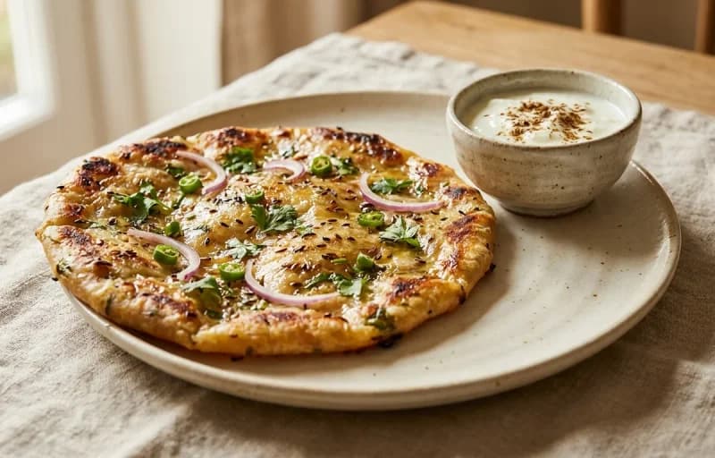 Anda Curry, Sindhi Koki and Dahi - Recipe 2