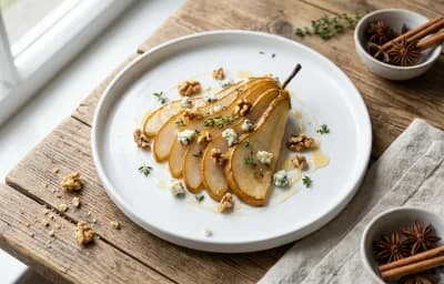 Sliced Fresh Pear