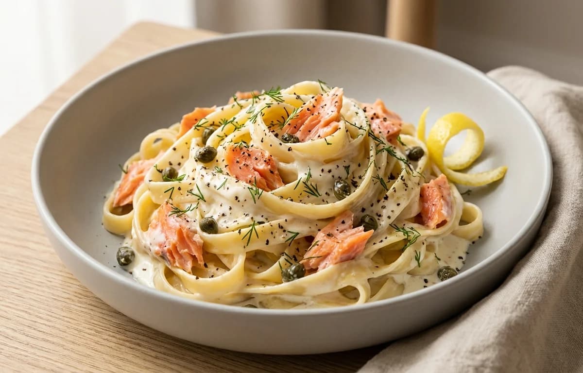 Smoked Salmon Pasta