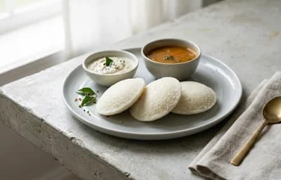 Soft Steamed Idli