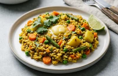 Vegetable Khichdi