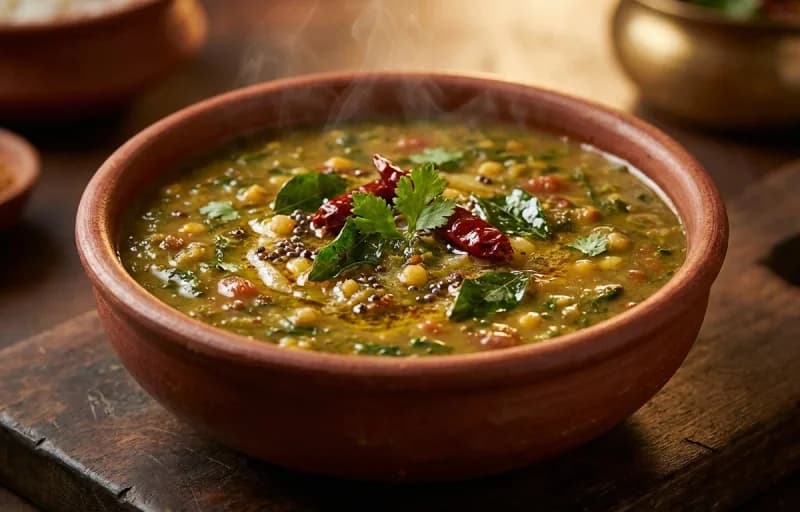 Ragi Mudde with Soppina Saaru - Recipe 2