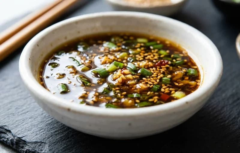 Chicken Gyoza with Soy Ginger Dip - Recipe 2