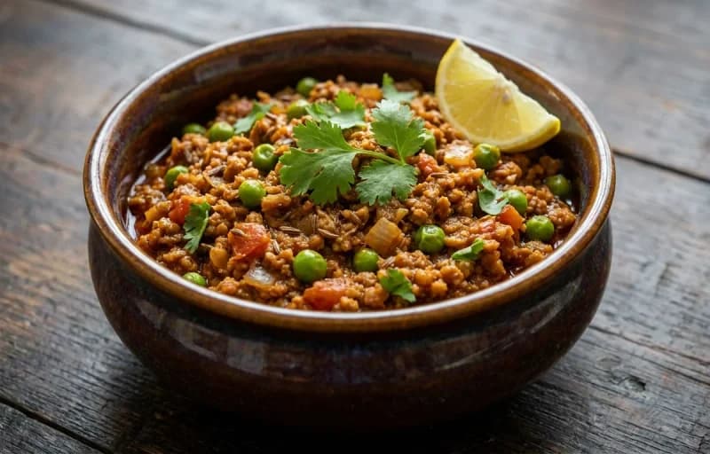 Soya Keema with Ladi Pav - Recipe 1