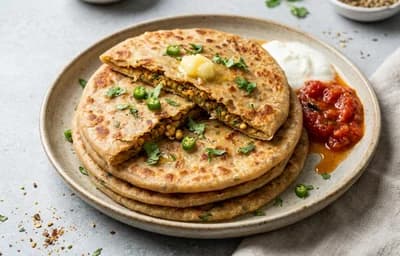 Spiced Sattu Paratha