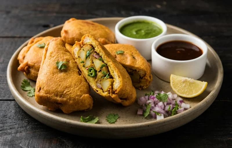 Stuffed Bread Pakora with Masala Chai - Recipe 1