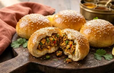 Stuffed Chicken Buns