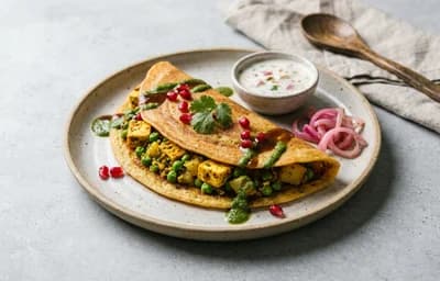 Stuffed Moong Dal Cheela