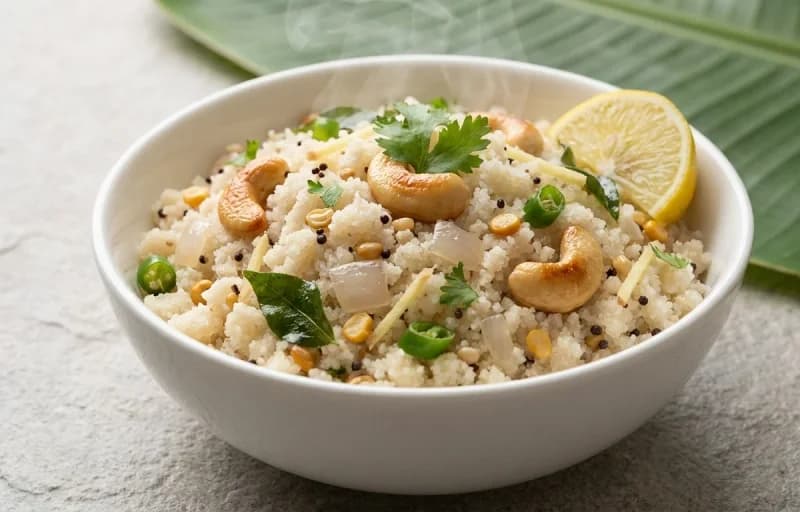 Suji Upma with Sunny Side Up - Recipe 1