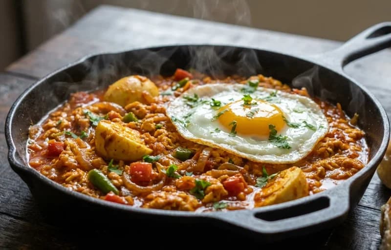 Surti Egg Ghotalo, Jowar Bhakri and Coriander Mint Chutney - Recipe 1