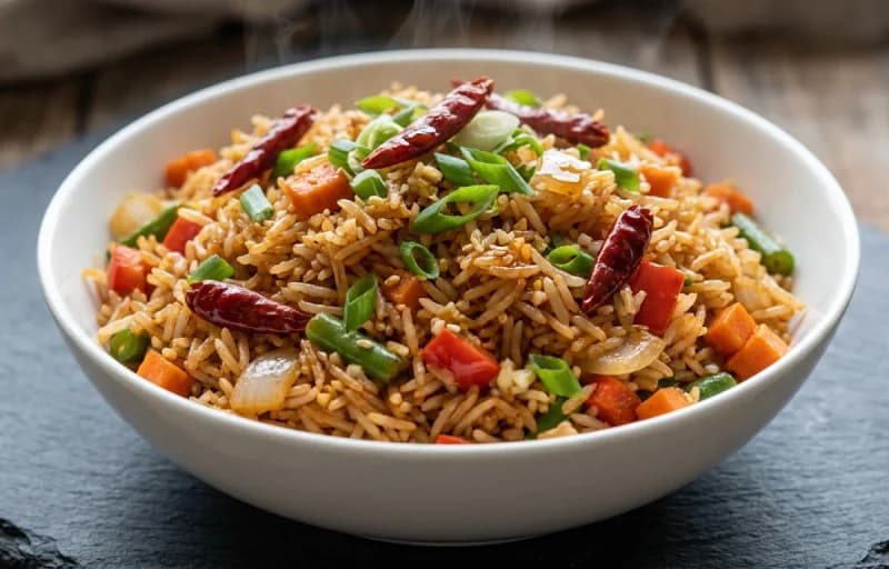 Chicken Lollipop with Szechuan Fried Rice - Recipe 2