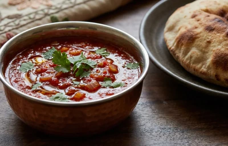 Lavasa Bread with Tamatar Czot - Recipe 2