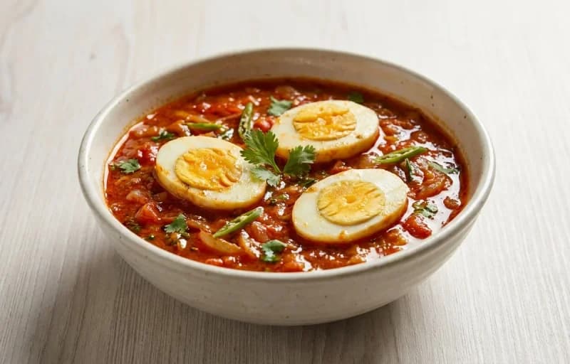 Tameta ma Eeda nu Shaak, Rotli and Kachumber Salad - Recipe 1