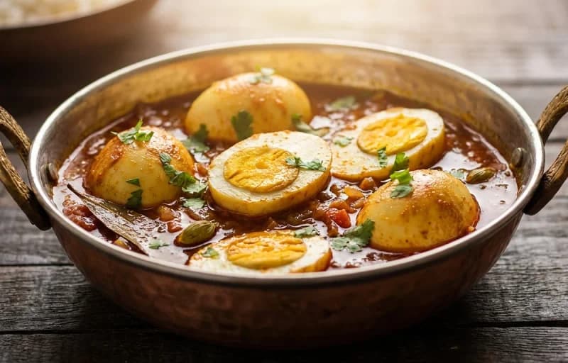 Tariwale Ande with Laccha Paratha - Recipe 1