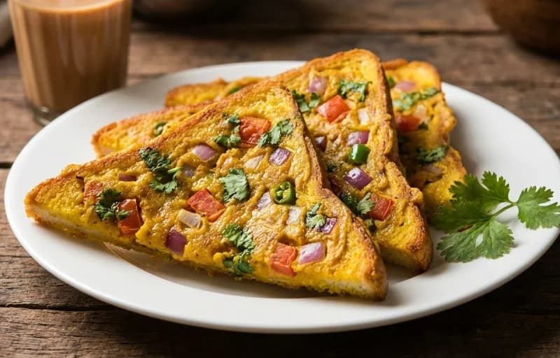 Paneer Bhurji with Tawa Bread Toast - Recipe 2