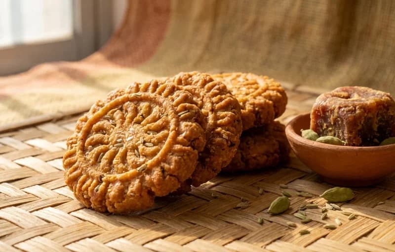 Thekua with Dahi - Recipe 1