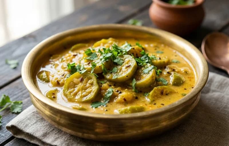 Tindli Sabzi with Jowar Roti - Recipe 1