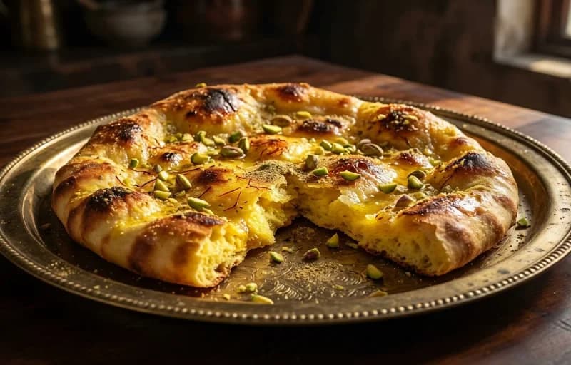 Mughlai Omelette with Toasted Sheermal - Recipe 2