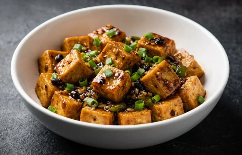 Tofu with Black Bean Sauce