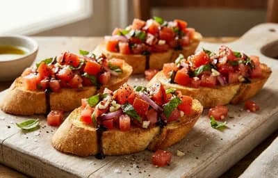 Tomato and Basil Bruschetta