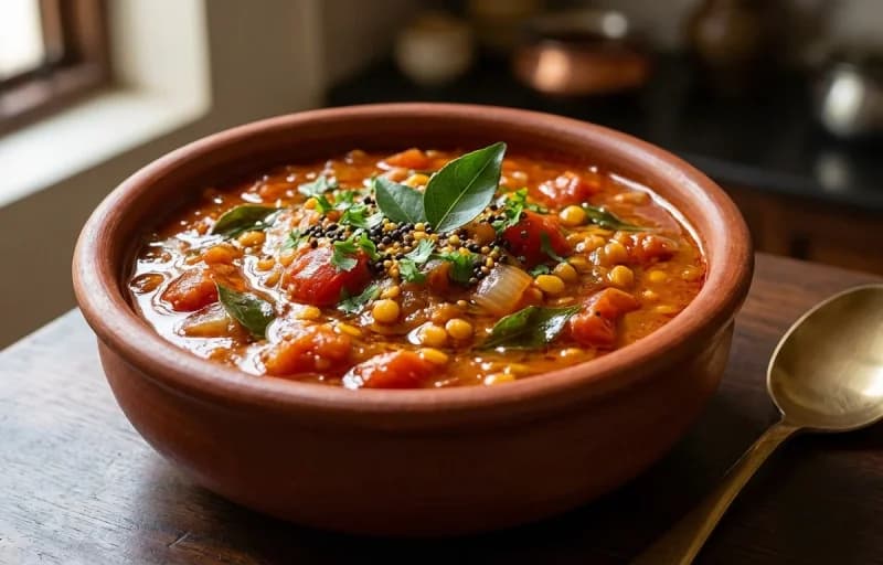 Rice Bhakri with Tomato Gojju - Recipe 2