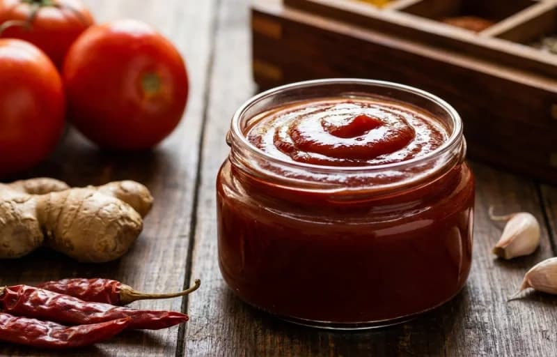 Besan Chilla with Tomato Ketchup - Recipe 2