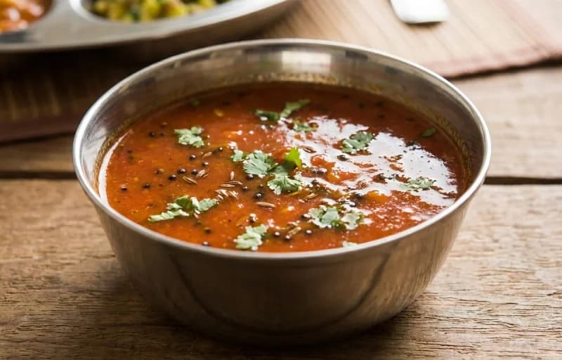 Tomato Ras with Steamed Basmati Rice - Recipe 1