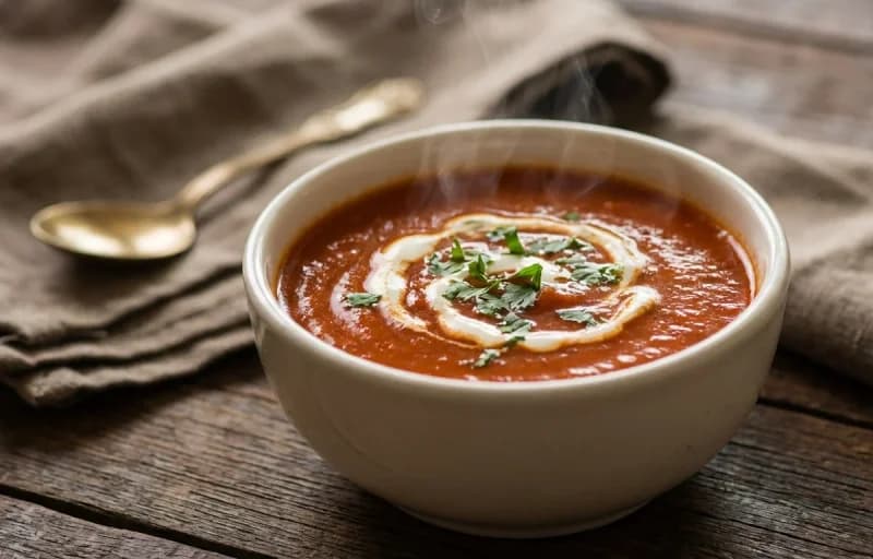Tomato Soup with Grilled Cheese - Recipe 1
