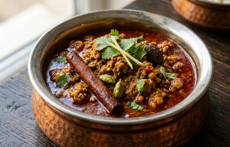 Tschok Mutsch with Steamed Basmati Rice - Recipe 1