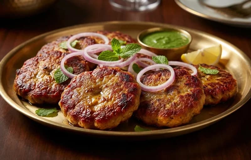 Tunday Kebab with Paratha - Recipe 1