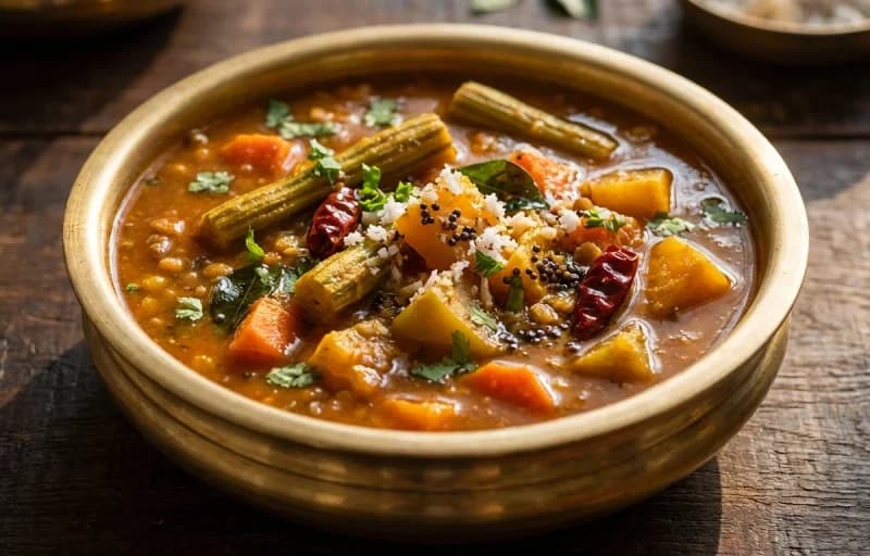 Set Dosa, Udupi Sambar and Coriander Chutney - Recipe 2