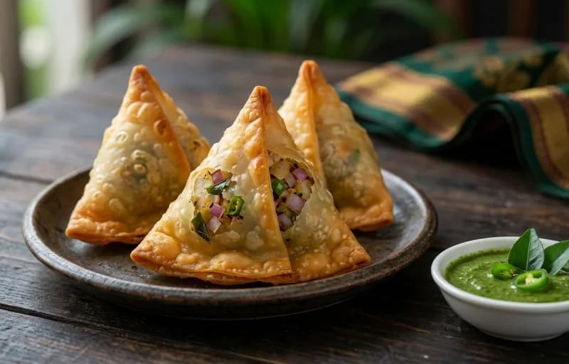 Ulli Samosa with Masala Chai - Recipe 1