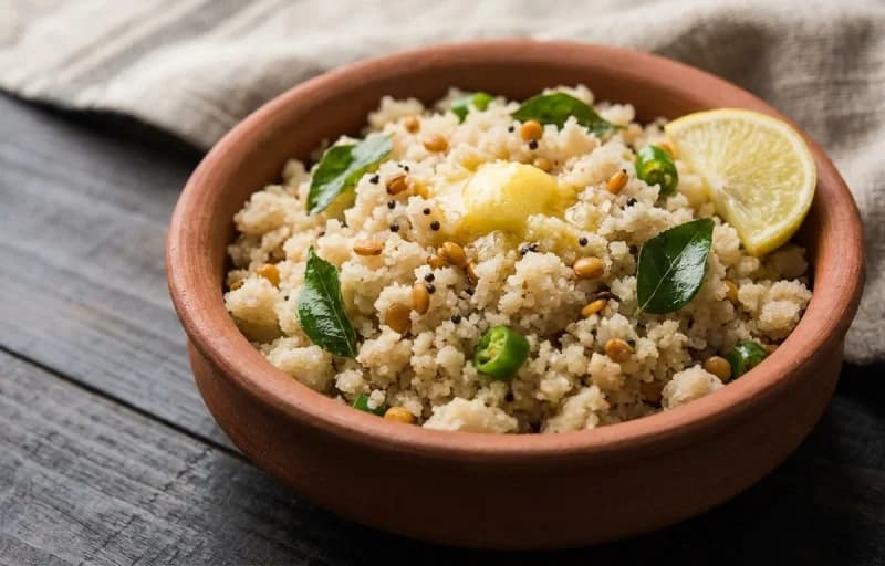 Uppindi with Avakaya Pickle - Recipe 1