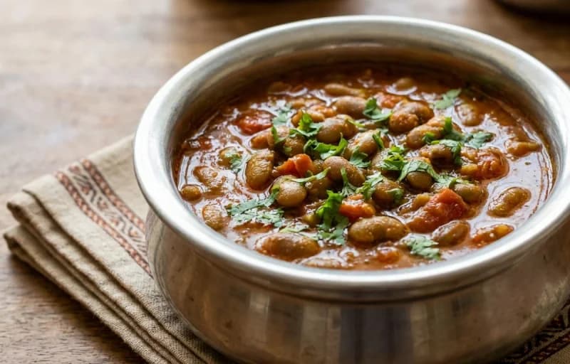 Vaal nu Shaak, Rotli and Masala Omelette - Recipe 1