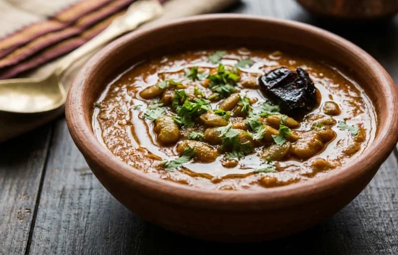 Vaalache Birde, Jowar Bhakri and Sol Kadhi - Recipe 1