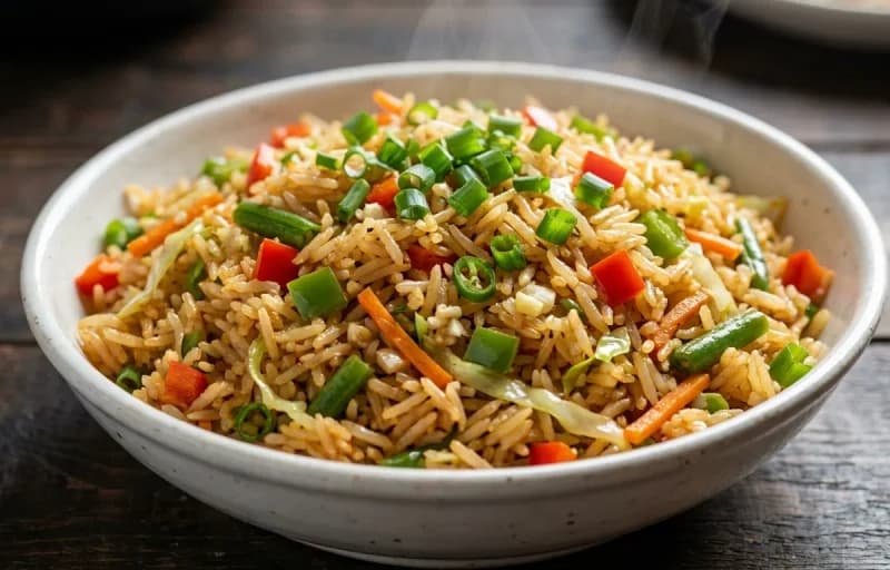 Chicken Manchurian Gravy with Veg Fried Rice - Recipe 2