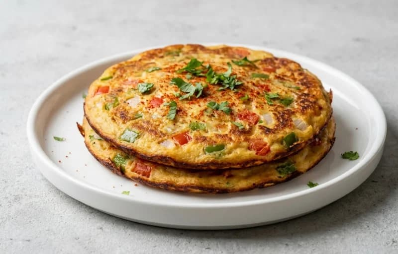 Vegetable Egg Pudla