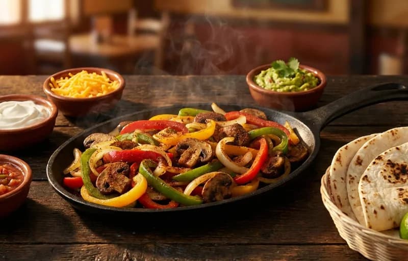 Vegetable Fajitas, Flour Tortillas, Guacamole and Restaurant-Style Salsa - Recipe 1